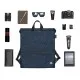 Рюкзак туристический Xiaomi RunMi 90 Points Lightweight Urban Drawstring Backpack Blue (6972125146144)