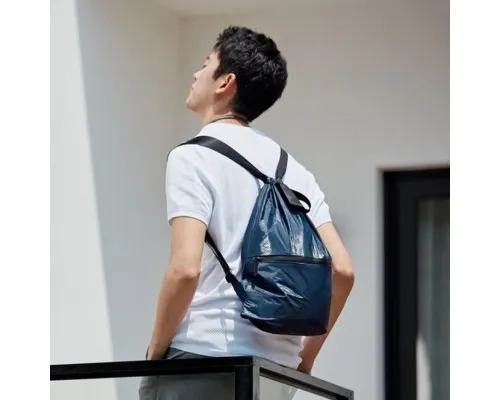 Рюкзак туристичний Xiaomi RunMi 90 Points Lightweight Urban Drawstring Backpack Blue (6972125146144)