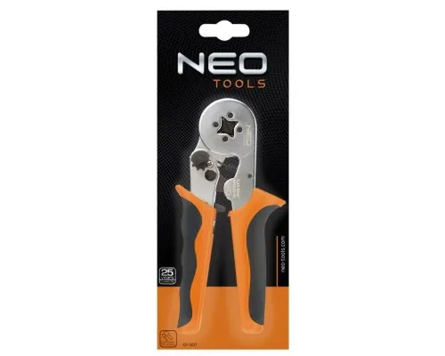 Кліщі Neo Tools для обжима втулкочных наконечников 0.25 - 6 mm2 (01-507)