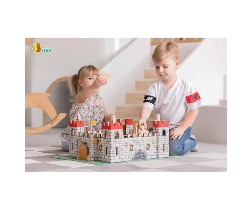 Ігровий набір Viga Toys Деревяний замок (50310)