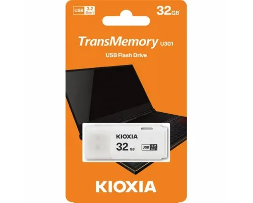 USB флеш накопичувач Kioxia 32GB U301 White USB 3.2 (LU301W032GG4)