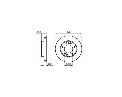 Тормозной диск Bosch 0 986 479 230