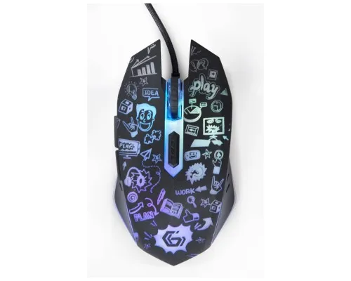 Мишка Gembird MUS-6B-GRAFIX-01 USB Black (MUS-6B-GRAFIX-01)