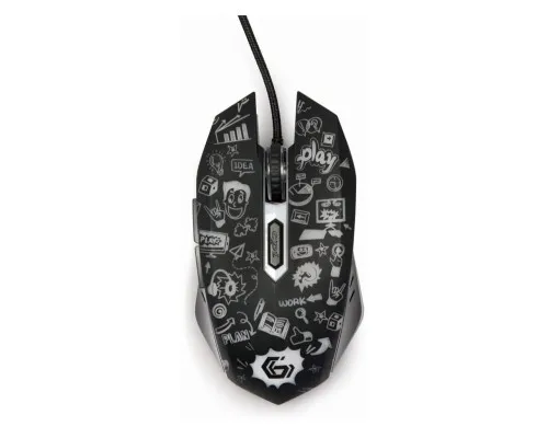 Мишка Gembird MUS-6B-GRAFIX-01 USB Black (MUS-6B-GRAFIX-01)