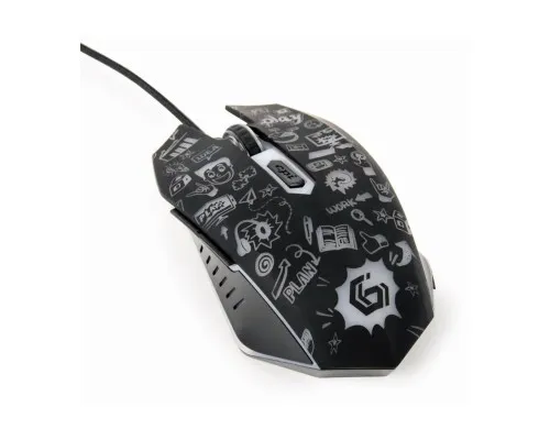 Мишка Gembird MUS-6B-GRAFIX-01 USB Black (MUS-6B-GRAFIX-01)