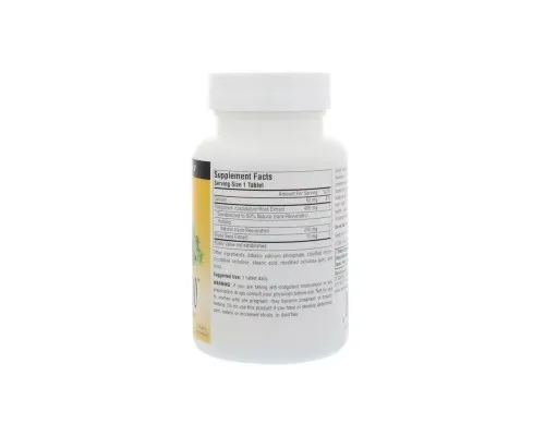 Антиоксидант Source Naturals Ресвератрол, 200 мг, Resveratrol, 30 таблеток (SN2292)