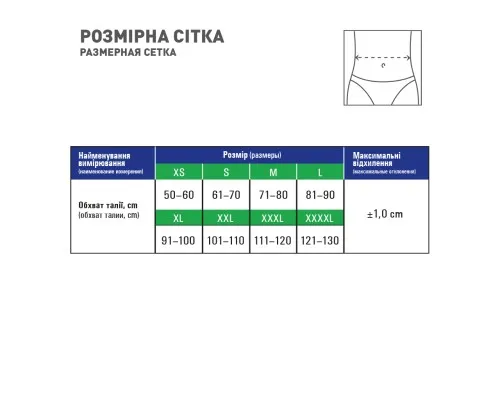 Бандаж MedTextile Бандаж лікувально-профілактичний еластичний, розмір M (4820137290688)