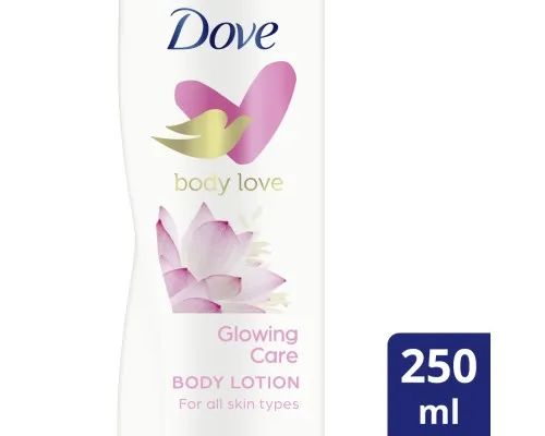 Лосьон для тела Dove сияние с экстрактом цветка лотоса и рисовым молочком 250 мл (8710908777004)