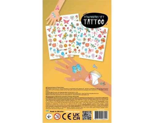 Набір для творчості DoDo Квіткові мрії набір дитячих тимчасових татуювань (301101)