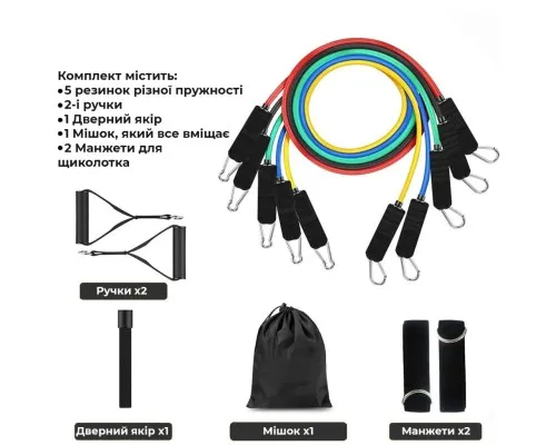 Еспандер Power System PS-4099 Total Expander Set 5 шт (4099MX-0)