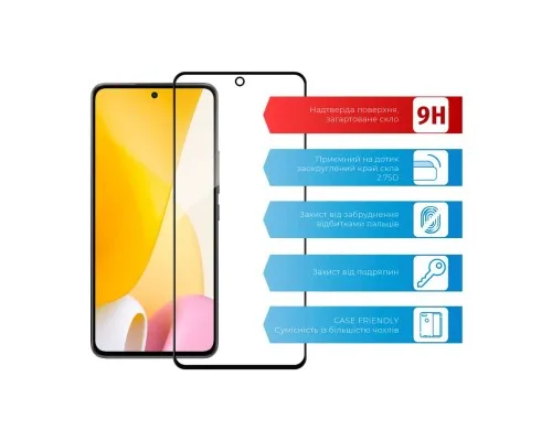 Скло захисне ACCLAB Full Glue Xiaomi 12 Lite (1283126559358)