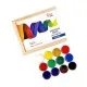 Гуашеві фарби Rosa Studio Classic 12 кольорів по 20 мл, дерев’яний пенал (4823098540632)