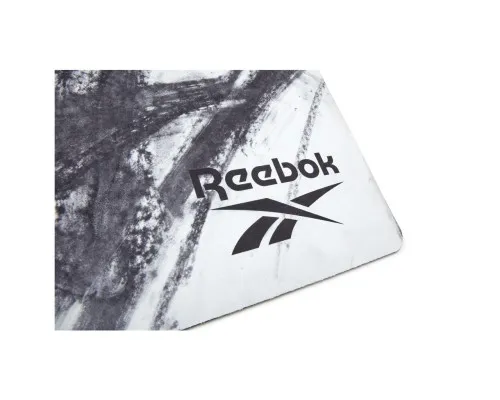 Коврик для йоги Reebok Natural Rubber Yoga Mat білий, сірий, мармур RAYG-11080OM (885652020923)
