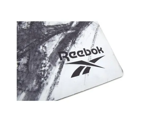 Килимок для йоги Reebok Natural Rubber Yoga Mat білий, сірий, мармур RAYG-11080OM (885652020923)