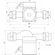 Циркуляционный насос Optima OP25-40-180, G 1 1/4", 10 бар, 180мм, 71Вт, 230В (8120)