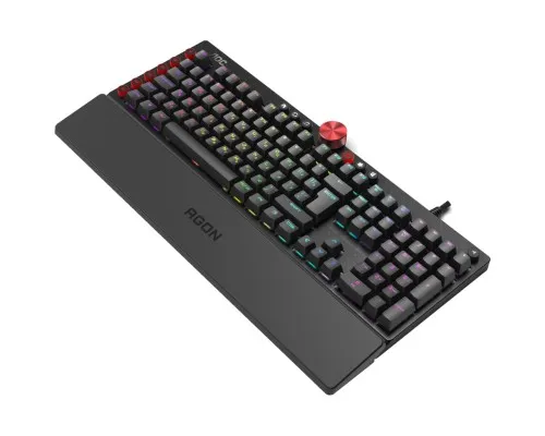 Клавиатура AOC AGK700 RGB Cherry MX Red USB Black (AGK700DR2R)