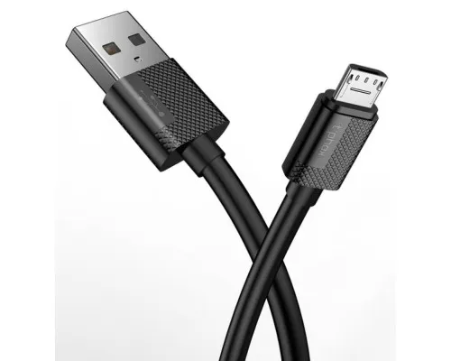 Дата кабель USB 2.0 AM to Micro 5P 2.0m Nets T-M801 Black T-Phox (T-M801(2) black)