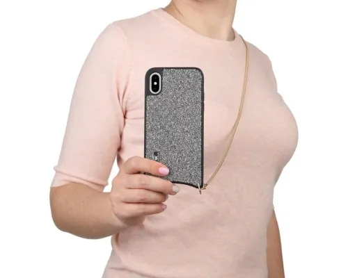 Чохол до мобільного телефона BeCover Glitter Apple iPhone X/Xs Silver (703644) (703644)