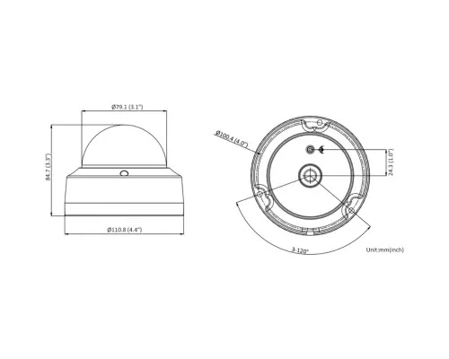 Камера відеоспостереження Hikvision DS-2CD2183G2-IS (2.8)