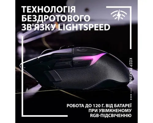 Мышка Logitech G502 X Plus Wireless Black (910-006162)