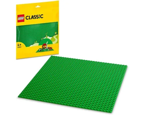 Конструктор LEGO Classic Базова пластина зеленого кольору (11023)