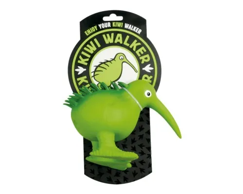 Іграшка для собак Kiwi Walker Птах ківі 13.5 см зелена (8596075000028)