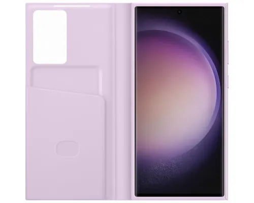 Чохол до мобільного телефона Samsung Galaxy S23 Ultra Smart View Wallet Case Lilac (EF-ZS918CVEGRU)