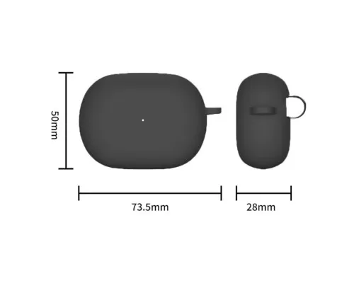 Чохол для навушників BeCover Silicon для Xiaomi Redmi Buds 4 Pro Black (708609)
