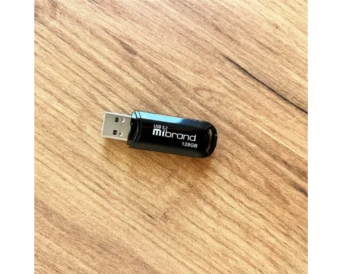 USB флеш накопичувач Mibrand 128GB Marten Black USB 3.2 (MI3.2/MA128P10B)