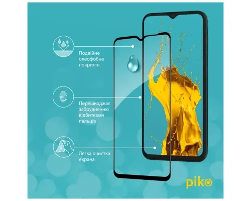 Скло захисне Piko Full Glue Samsung M13 (1283126544965)