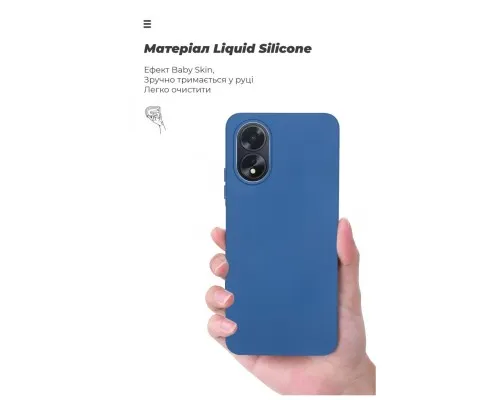 Чохол до мобільного телефона Armorstandart ICON Case OPPO A18 4G / A38 4G Dark Blue (ARM71031)