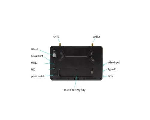 Монітор FPV Skyzone M5 DVR 5.8GHz 48CH L Band (M5F)