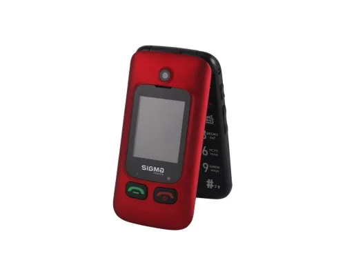 Мобільний телефон Sigma Comfort 50 Shell Duo Type-C Red Black (4827798212516)