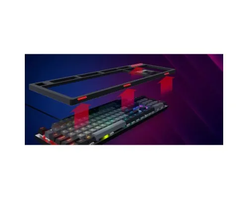 Клавіатура Lorgar Azar 514 RGB USB UA Black (LRG-GK514B-UA)