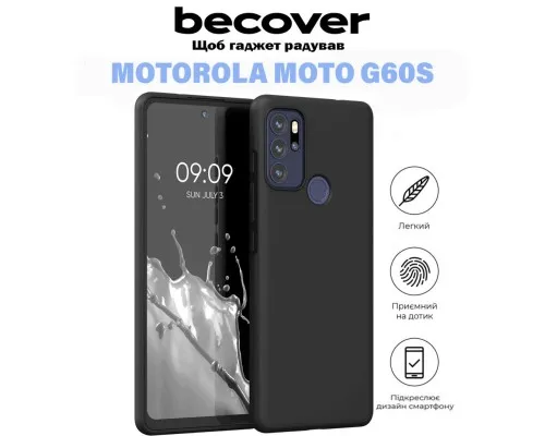 Чохол до мобільного телефона BeCover Motorola Moto G60s Black (711094)