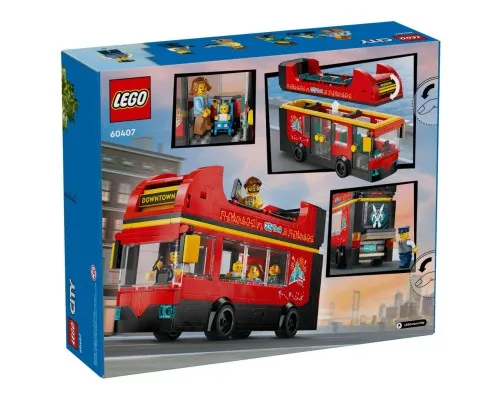 Конструктор LEGO City Красный двухэтажный экскурсионный автобус (60407)