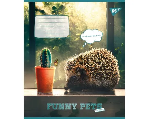Тетрадь Yes Funny pets 24 листов клетка (767016)