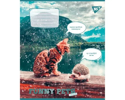 Тетрадь Yes Funny pets 24 листов клетка (767016)