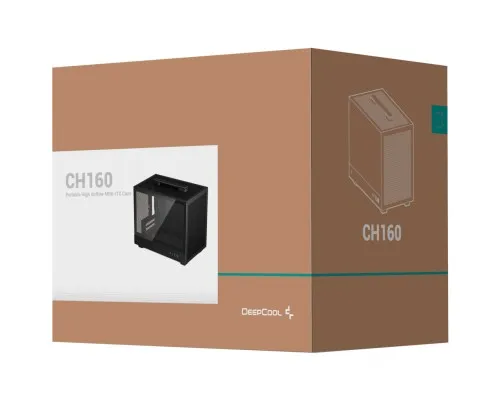 Корпус Deepcool CH160 Black (R-CH160-BKNGI0-G-1)