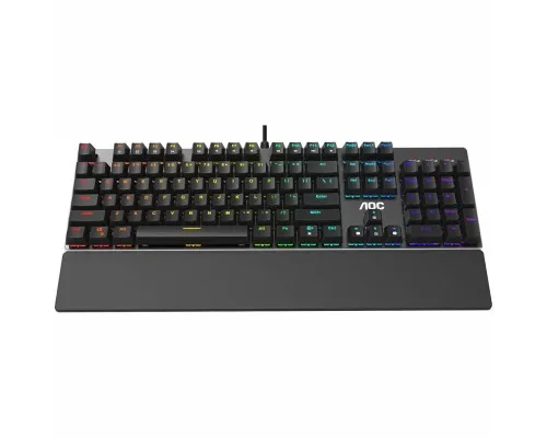 Клавиатура AOC GK500 RGB Outemu Red USB Black (GK500DR2R)