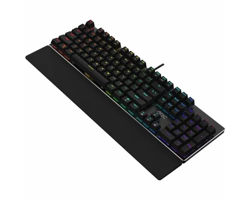 Клавиатура AOC GK500 RGB Outemu Red USB Black (GK500DR2R)