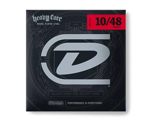 Струни для гітари Jim Dunlop Heavy Core Electric Guitar Strings (10-48) (DHCN1048)