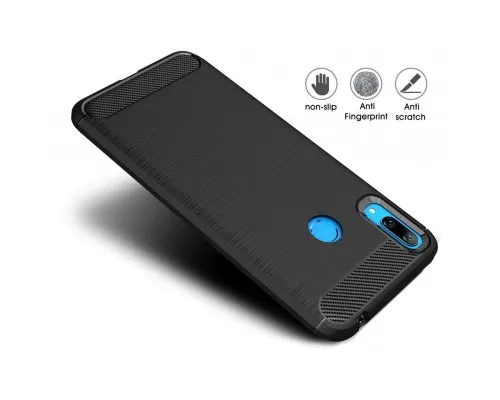 Чехол для мобильного телефона Laudtec для Huawei Y7 2019 Carbon Fiber (Black) (LT-HY72019B)
