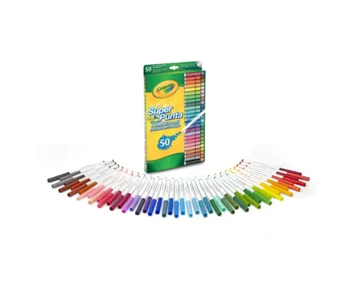 Фломастери Crayola Supertips (washable), 50 шт (7555)