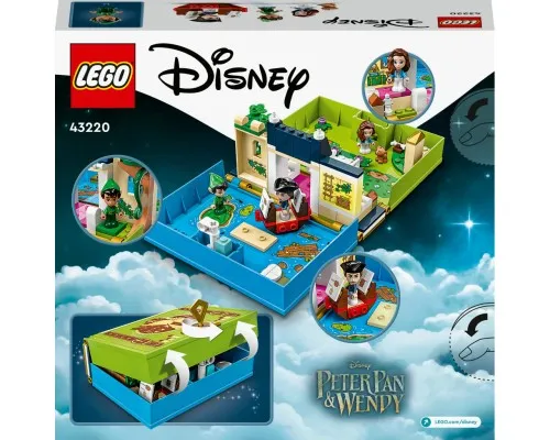 Конструктор LEGO Disney Classic Книга приключений Питера Пена и Венди 111 деталей (43220)