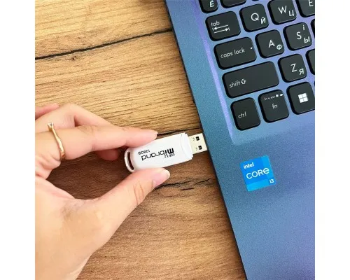 USB флеш накопичувач Mibrand 128GB Marten White USB 3.2 (MI3.2/MA128P10W)