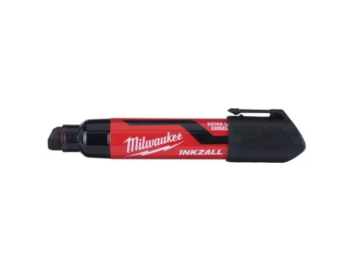 Маркер Milwaukee INKZALL для будмайданчика супер-великий XL чорний (блістер) (4932471558)