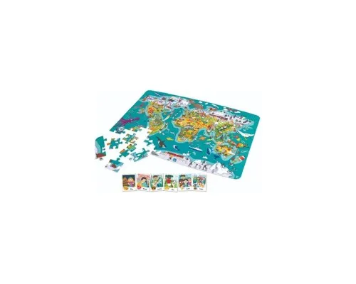 Пазл Hape игра Карта мира 105 элементов (E1626)