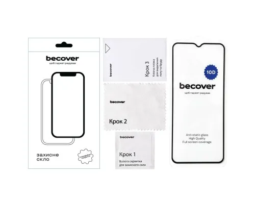 Скло захисне BeCover Xiaomi Redmi 9A 10D Black (711368)