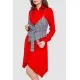 Сукня  вільного крою, колір червоний, 186R530